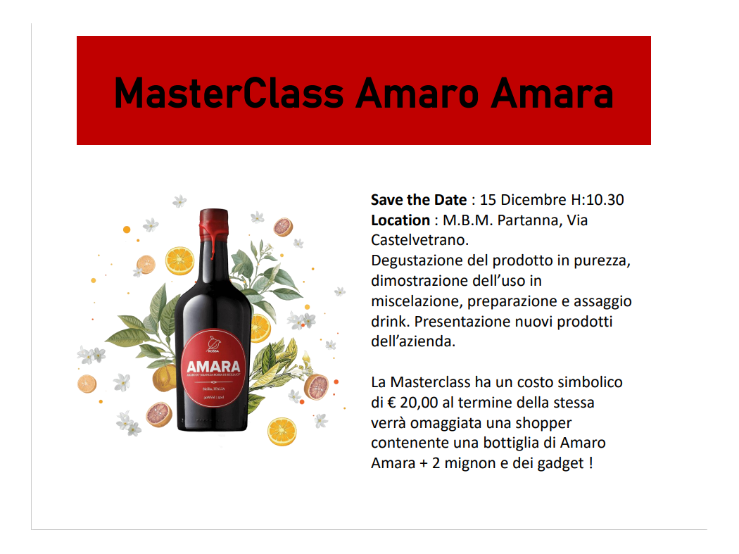 MASTERCLASS AMARO AMARA