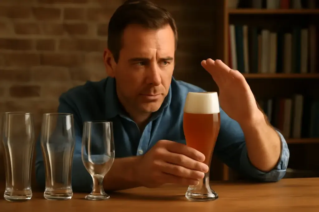 Come si sceglie il bicchiere per la birra? La forma che valorizza la schiuma e il profumo