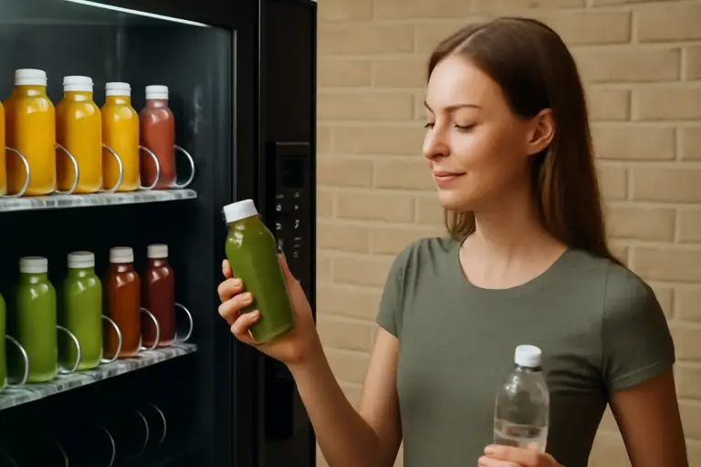 Perché offrire succhi pressati a freddo nel vending? Il beneficio percepito dai consumatori attenti alla salute