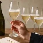 Degustazione di vini bianchi frizzanti: il dettaglio che fa risaltare profumi e bollicine